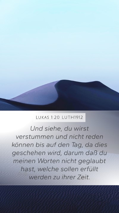 Lukas 1:20 LUTH1912 Bible Verse Image
