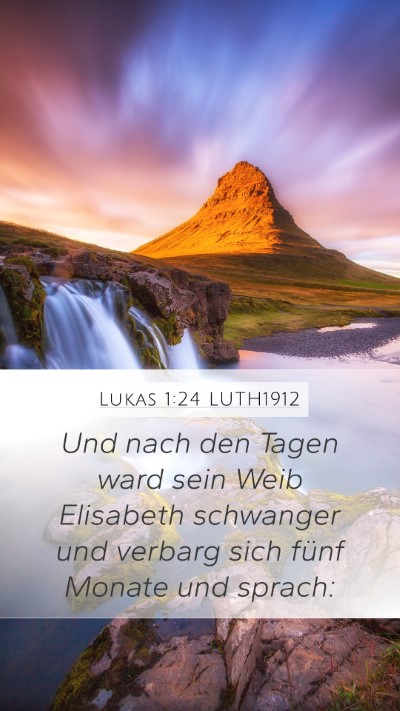 Lukas 1:24 LUTH1912 Bible Verse Image