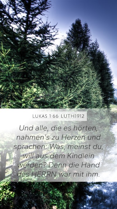 Lukas 1:66 LUTH1912 Bible Verse Image