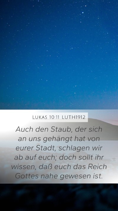 Lukas 10:11 LUTH1912 Bible Verse Image