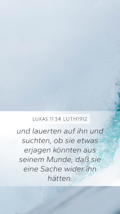 Lukas 11:54 LUTH1912 Bible Verse Image