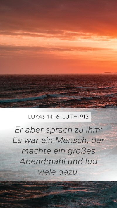 Lukas 14:16 LUTH1912 Bible Verse Image