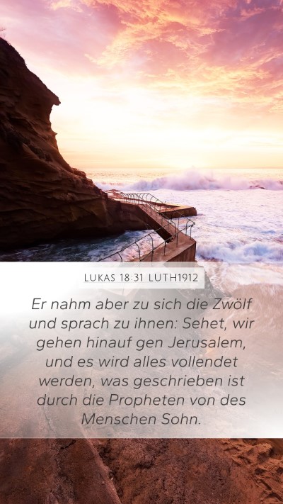 Lukas 18:31 LUTH1912 Bible Verse Image