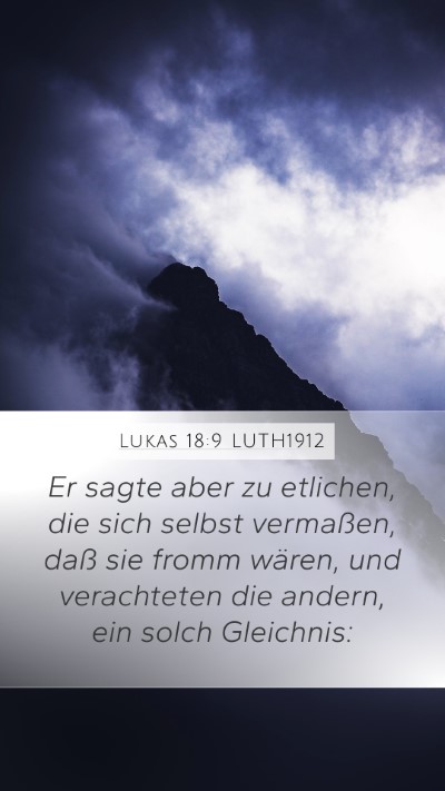 Lukas 18:9 LUTH1912 Bible Verse Image