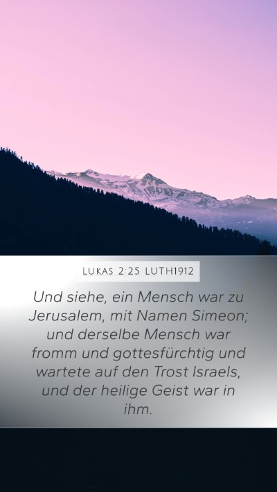 Lukas 2:25 LUTH1912 Bible Verse Image