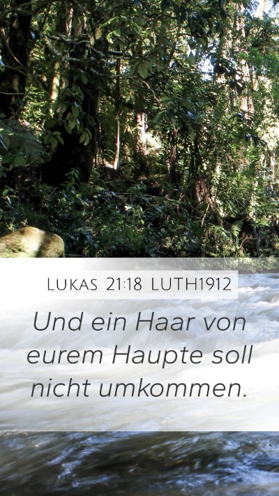 Lukas 21:18 LUTH1912 Bible Verse Image