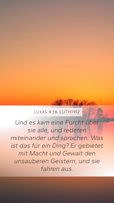 Lukas 4:36 LUTH1912 Bible Verse Image