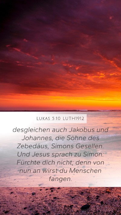 Lukas 5:10 LUTH1912 Bible Verse Image