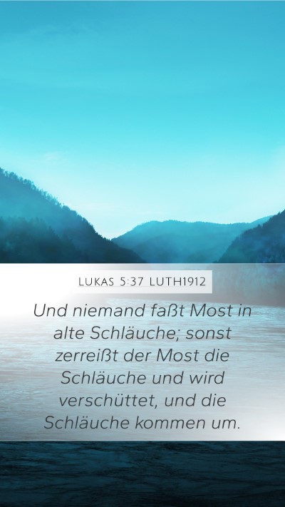 Lukas 5:37 LUTH1912 Bible Verse Image
