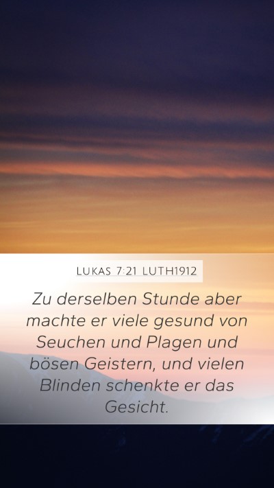 Lukas 7:21 LUTH1912 Bible Verse Image