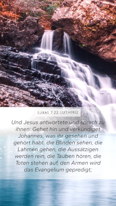 Lukas 7:22 LUTH1912 Bible Verse Image