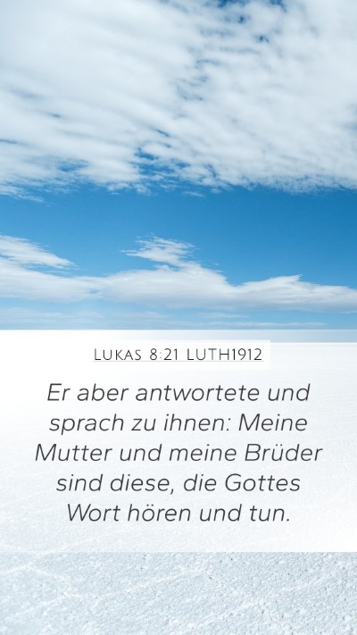 Lukas 8:21 LUTH1912 Bible Verse Image