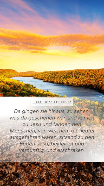 Lukas 8:35 LUTH1912 Bible Verse Image