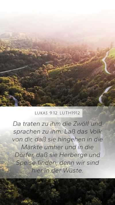 Lukas 9:12 LUTH1912 Bible Verse Image