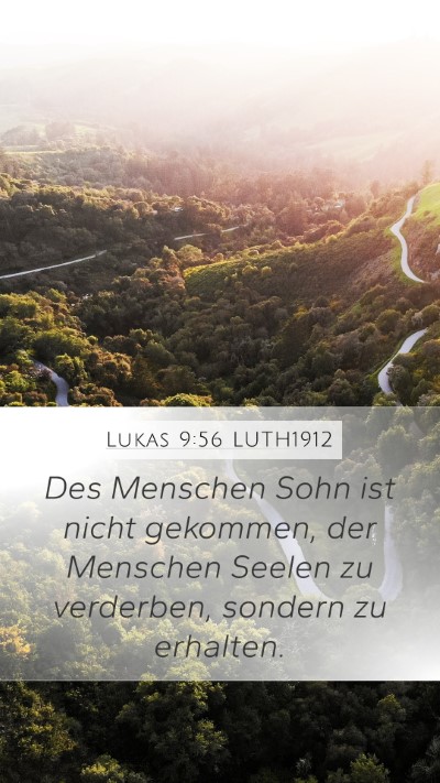 Lukas 9:56 LUTH1912 Bible Verse Image