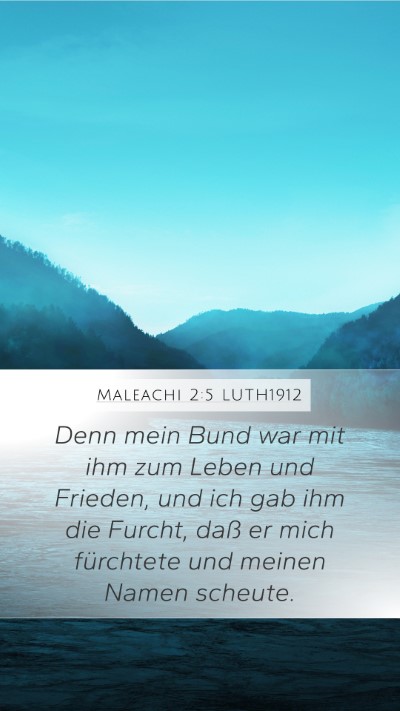 Maleachi 2:5 LUTH1912 Bible Verse Image