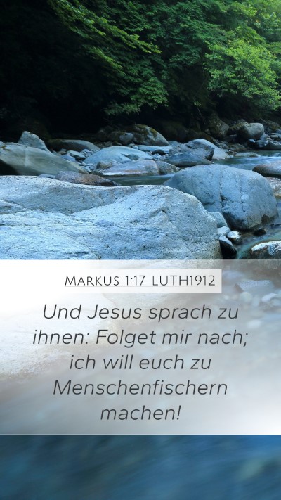 Markus 1:17 LUTH1912 Bible Verse Image