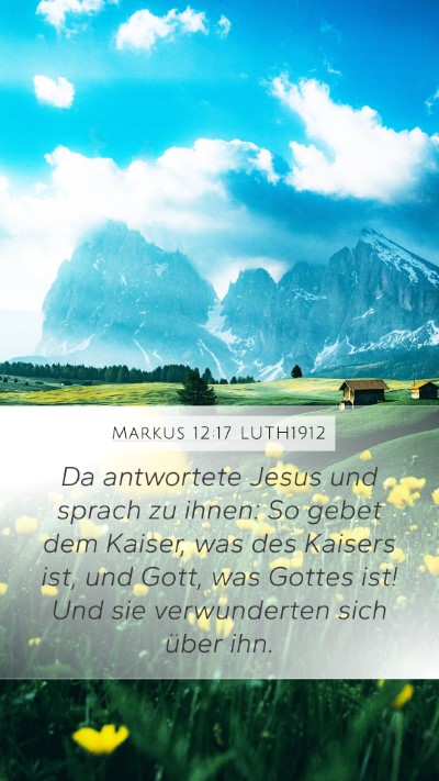 Markus 12:17 LUTH1912 Bible Verse Image