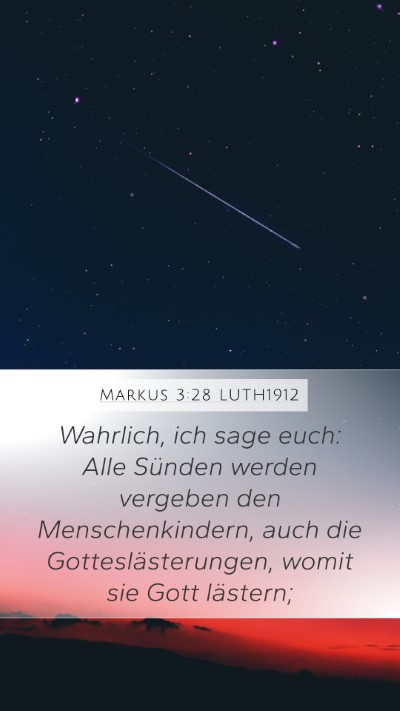 Markus 3:28 LUTH1912 Bible Verse Image