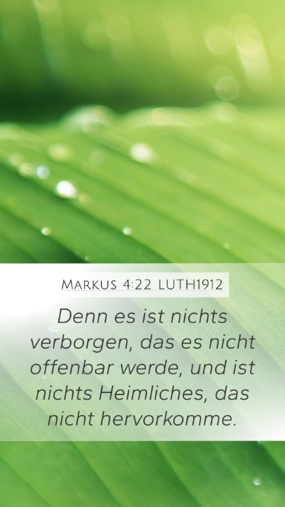 Markus 4:22 LUTH1912 Bible Verse Image