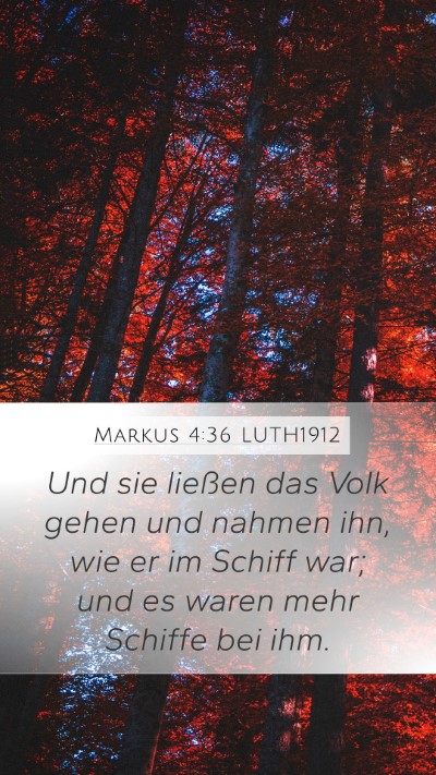 Markus 4:36 LUTH1912 Bible Verse Image