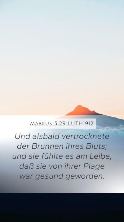 Markus 5:29 LUTH1912 Bible Verse Image