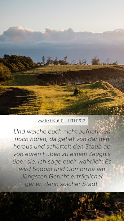 Markus 6:11 LUTH1912 Bible Verse Image