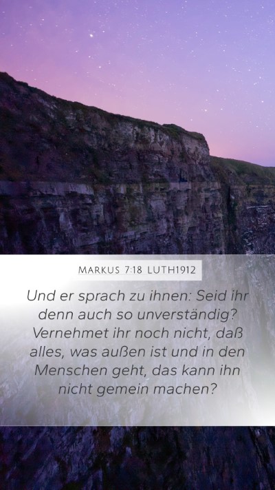 Markus 7:18 LUTH1912 Bible Verse Image