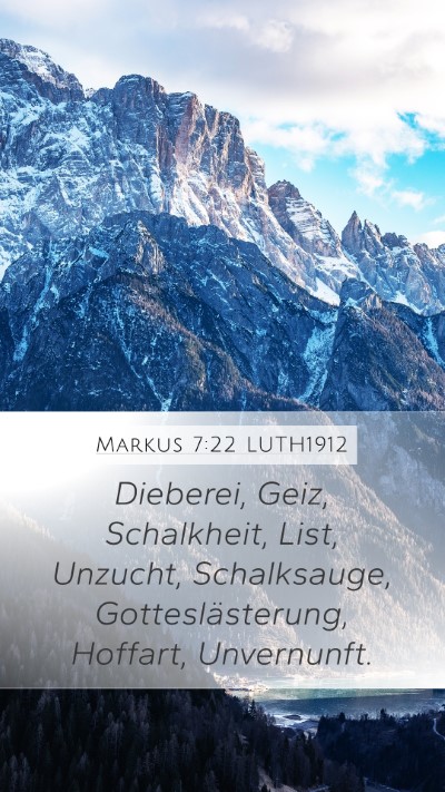 Markus 7:22 LUTH1912 Bible Verse Image