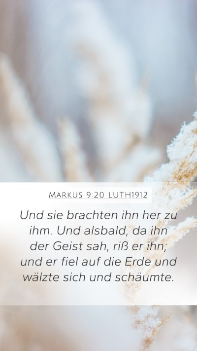 Markus 9:20 LUTH1912 Bible Verse Image