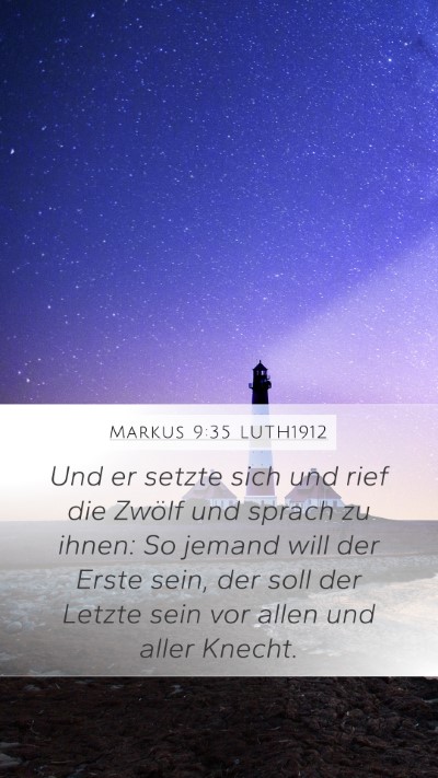 Markus 9:35 LUTH1912 Bible Verse Image