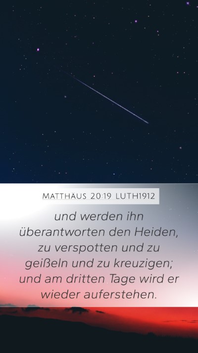 Matthäus 20:19 LUTH1912 Bible Verse Image