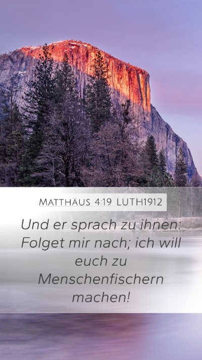 Matthäus 4:19 LUTH1912 Bible Verse Image