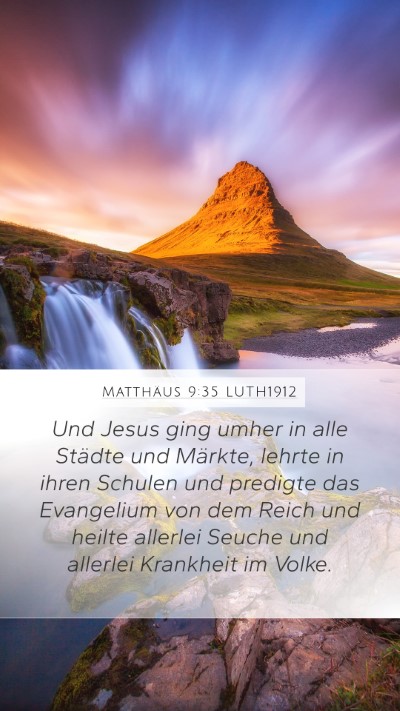 Matthäus 9:35 LUTH1912 Bible Verse Image