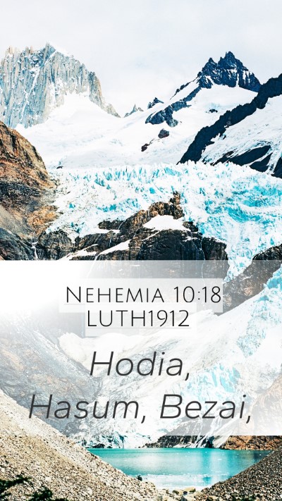 Nehemia 10:18 LUTH1912 Bible Verse Image