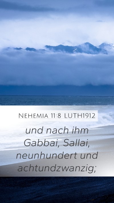 Nehemia 11:8 LUTH1912 Bible Verse Image