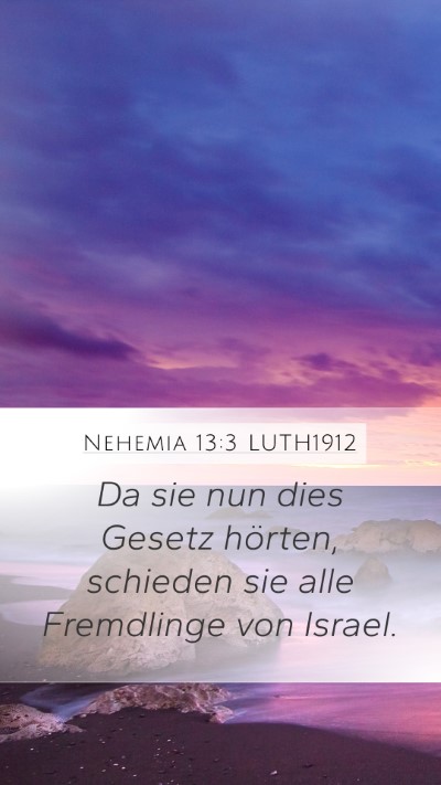 Nehemia 13:3 LUTH1912 Bible Verse Image