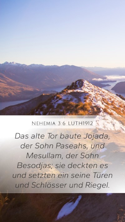 Nehemia 3:6 LUTH1912 Bible Verse Image