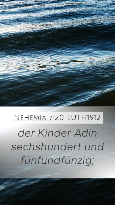 Nehemia 7:20 LUTH1912 Bible Verse Image