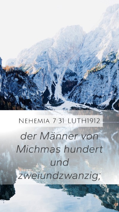 Nehemia 7:31 LUTH1912 Bible Verse Image