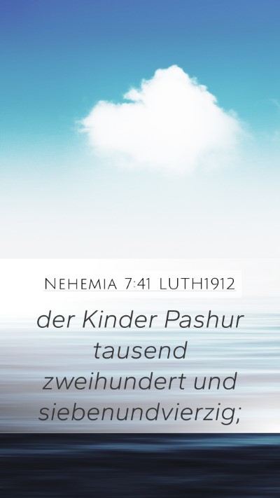 Nehemia 7:41 LUTH1912 Bible Verse Image