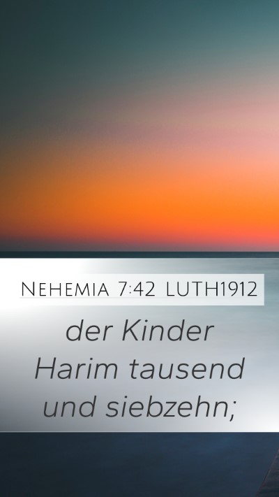Nehemia 7:42 LUTH1912 Bible Verse Image