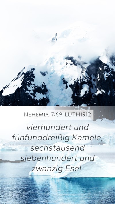Nehemia 7:69 LUTH1912 Mobile Phone Wallpaper - vierhundert und fünfunddreißig Kamele, - Mobile Bible Verse Wallpaper