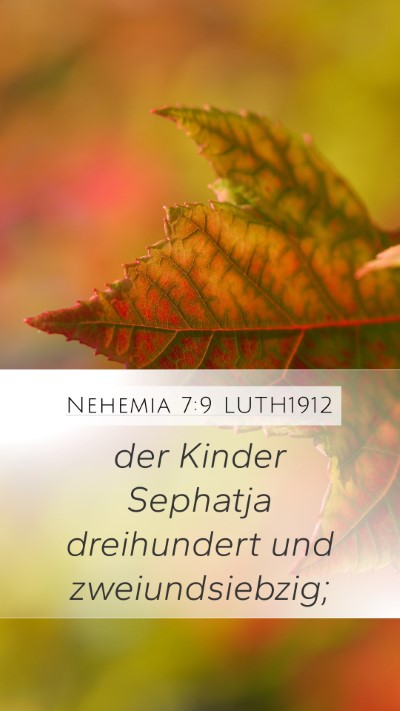 Nehemia 7:9 LUTH1912 Bible Verse Image