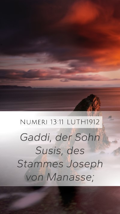 Numeri 13:11 LUTH1912 Bible Verse Image