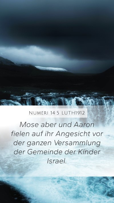 Numeri 14:5 LUTH1912 Bible Verse Image