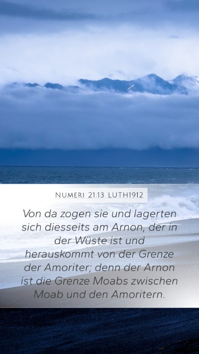 Numeri 21:13 LUTH1912 Bible Verse Image
