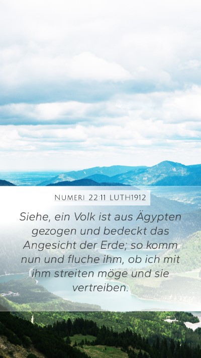 Numeri 22:11 LUTH1912 Bible Verse Image
