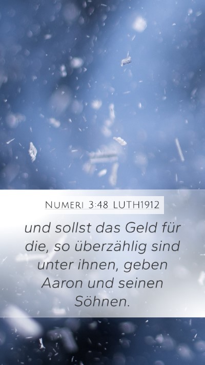 Numeri 3:48 LUTH1912 Bible Verse Image