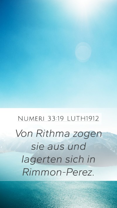 Numeri 33:19 LUTH1912 Bible Verse Image